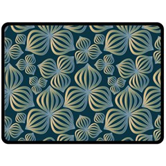 Gradient Flowers Abstract Background Fleece Blanket (large)  by Simbadda