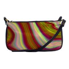 Artificial Colorful Lava Background Shoulder Clutch Bags