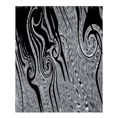 Abstract Swirling Pattern Background Wallpaper Shower Curtain 60  X 72  (medium)  by Simbadda
