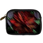 Abstract Green And Red Background Digital Camera Cases Front