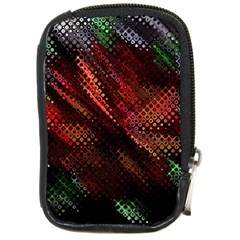 Abstract Green And Red Background Compact Camera Cases by Simbadda