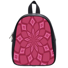 Fusia Abstract Background Element Diamonds School Bags (small)  by Nexatart