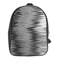Rectangle Abstract Background Black And White In Rectangle Shape School Bags (xl)  by Nexatart