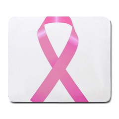 Breast Cancer Ribbon Pink Large Mousepads by Mariart
