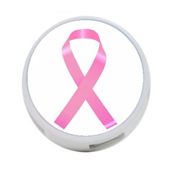 Breast Cancer Ribbon Pink 4-port Usb Hub (two Sides)  by Mariart