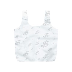 Dollar Sign Transparent Full Print Recycle Bags (s) 