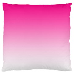 Gradients Pink White Large Cushion Case (two Sides)