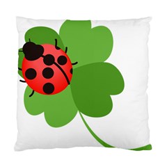 Insect Flower Floral Animals Green Red Standard Cushion Case (one Side)