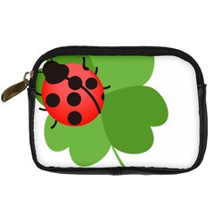 Insect Flower Floral Animals Green Red Digital Camera Cases