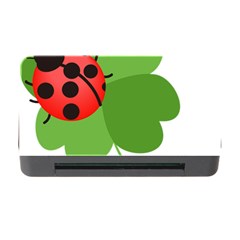 Insect Flower Floral Animals Green Red Memory Card Reader With Cf