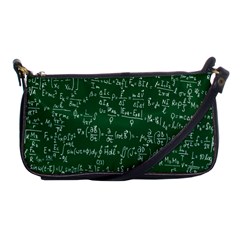Formula Number Green Board Shoulder Clutch Bags by Mariart