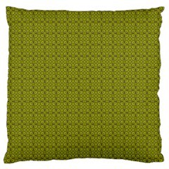 Royal Green Vintage Seamless Flower Floral Large Cushion Case (two Sides)