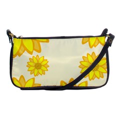Sunflowers Flower Floral Yellow Shoulder Clutch Bags by Mariart