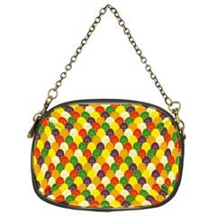Flower Floral Sunflower Color Rainbow Yellow Purple Red Green Chain Purses (one Side)  by Mariart