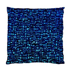 Blue Box Background Pattern Standard Cushion Case (two Sides) by Nexatart
