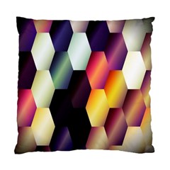 Colorful Hexagon Pattern Standard Cushion Case (one Side) by Nexatart