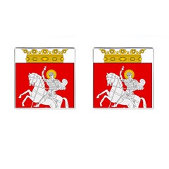 Lesser Coat Of Arms Of Georgia Cufflinks (square) by abbeyz71