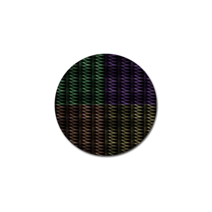 Multicolor Pattern Digital Computer Graphic Golf Ball Marker
