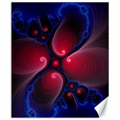 Color Fractal Pattern Canvas 8  X 10  by Nexatart