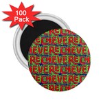Typographic Graffiti Pattern 2.25  Magnets (100 pack)  Front