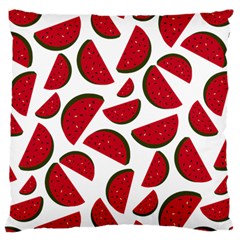 Fruit Watermelon Seamless Pattern Large Cushion Case (two Sides) by Nexatart