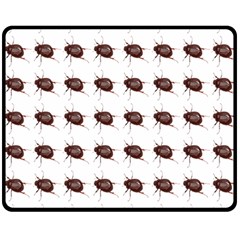 Insect Pattern Double Sided Fleece Blanket (medium) 