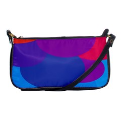 Circles Colorful Balloon Circle Purple Blue Red Orange Shoulder Clutch Bags