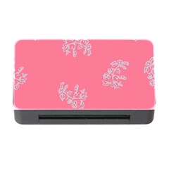Branch Berries Seamless Red Grey Pink Memory Card Reader With Cf