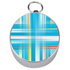 Lines Blue Stripes Silver Compasses by Mariart