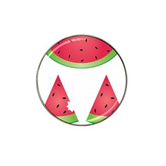 Watermelon Slice Red Green Fruite Hat Clip Ball Marker