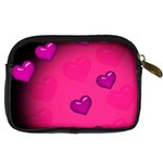 Pink Hearth Background Wallpaper Texture Digital Camera Cases Back