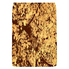 Abstract Brachiate Structure Yellow And Black Dendritic Pattern Flap Covers (s)  by Nexatart