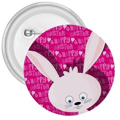 Easter Bunny  3  Buttons by Valentinaart
