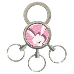 Easter Bunny  3-ring Key Chains by Valentinaart