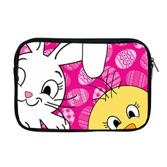 Easter Bunny And Chick  Apple Macbook Pro 17  Zipper Case by Valentinaart