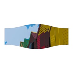 Brightly Colored Dressing Huts Stretchable Headband by Nexatart