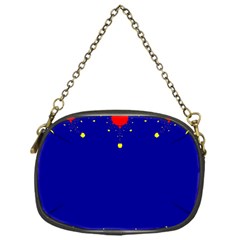 Critical Points Line Circle Red Blue Yellow Chain Purses (one Side) 