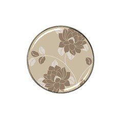 Flower Floral Grey Rose Leaf Hat Clip Ball Marker