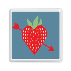 Fruit Red Strawberry Memory Card Reader (square) 