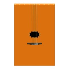 Minimalism Art Simple Guitar Shower Curtain 48  X 72  (small)  by Mariart