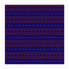 Split Diamond Blue Purple Woven Fabric Medium Glasses Cloth (2-side) by Mariart