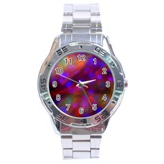 Vaccine Blur Red Stainless Steel Analogue Watch by Mariart
