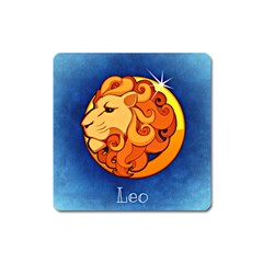 Zodiac Leo Square Magnet by Mariart
