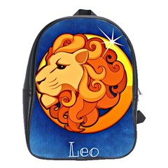 Zodiac Leo School Bags (xl)  by Mariart
