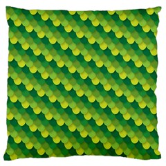 Dragon Scale Scales Pattern Large Cushion Case (one Side) by Nexatart