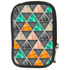 Abstract Geometric Triangle Shape Compact Camera Cases by Nexatart