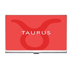 Zodizc Taurus Red Business Card Holders