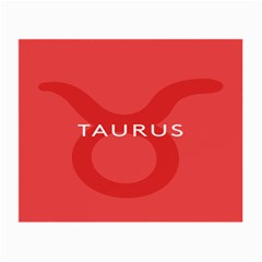 Zodizc Taurus Red Small Glasses Cloth by Mariart