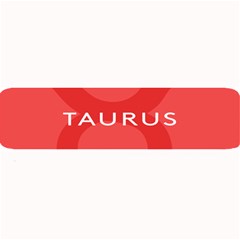 Zodizc Taurus Red Large Bar Mats by Mariart