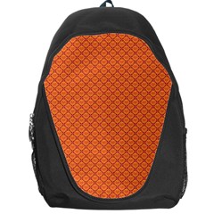 Heart Orange Love Backpack Bag by Mariart